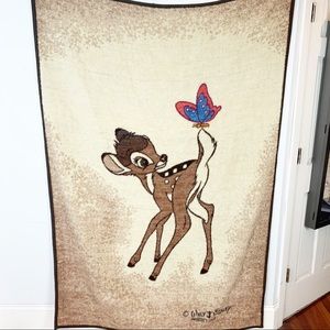 Disney Bambi Brown and Cream Throw Blanket
